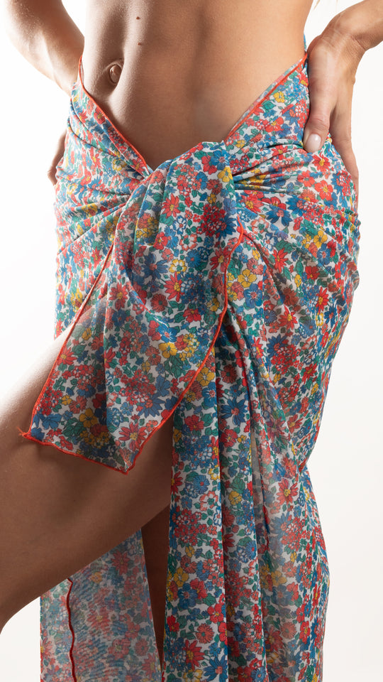 Paréo de plage - Tiare