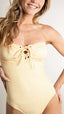 Maillot de bain 1 pièce bustier avec bijou - Bardo