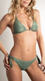 Culotte maillot de bain à nouer - Metalic