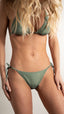 Culotte maillot de bain bikini à nouer - Metalic