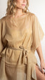 Caftan plage - Metalic