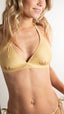 Maillot de bain triangle foulard - Metalic