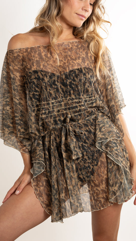 Caftan plage résille - Feline