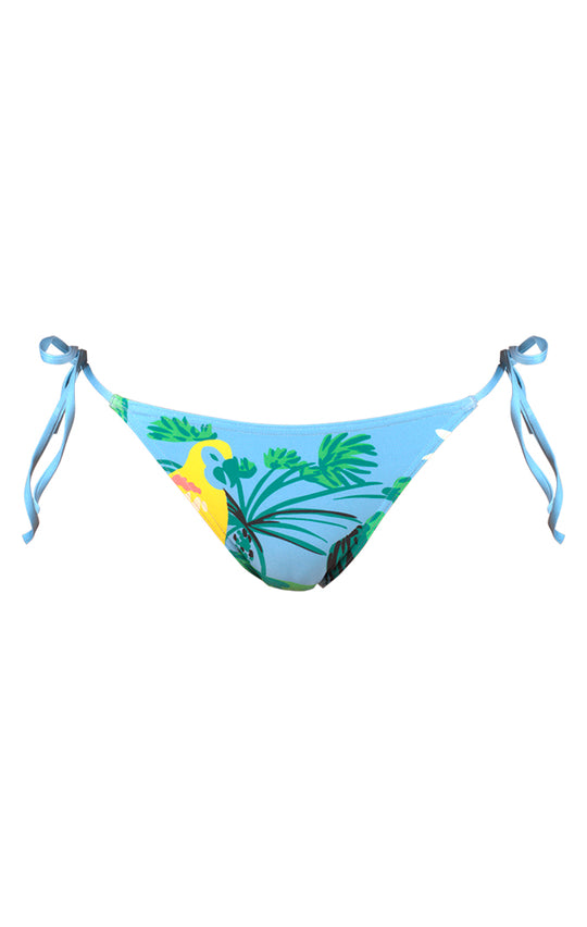 Culotte maillot de bain bikini à nouer - Voyage