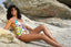 Maillot de bain 1 pièce foulard dos en V - Ornella