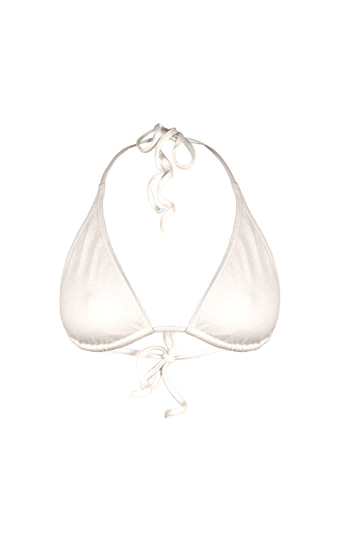 Haut de Maillot de bain triangle coulissant - Eucalyptus