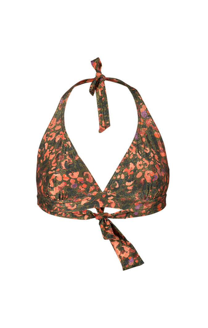 Haut de Maillot de bain triangle foulard - Saveria