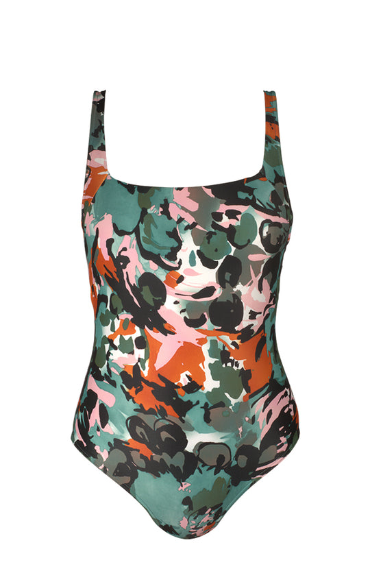 Maillot de bain 1 pièce décolleté carré - Paula