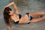 Haut de Maillot de bain triangle coulissant - Lamé