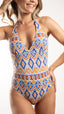 Maillot de bain 1 pièce foulard dos en V - Nalini