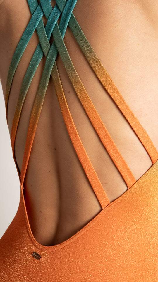 Maillot de bain 1 piece triangle dos croisé - Crazy Amor