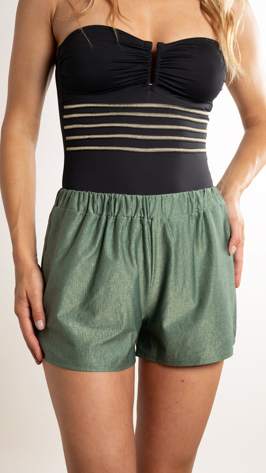 Short de plage - Metalic