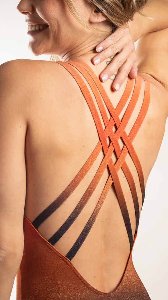 Maillot de bain 1 pièce triangle dos croisé - Crazy Amor