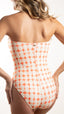 Maillot de bain 1 pièce bustier avec bijou - Amara