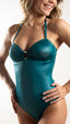 Maillot de bain 1 pièce bustier avec bijou - Awali