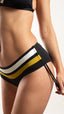 Culotte shorty de bain à cordons - Aure