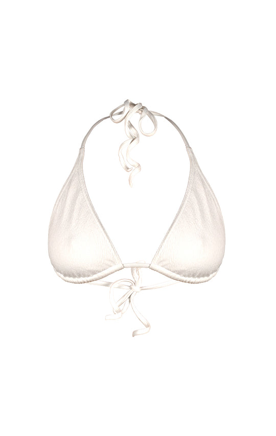 Haut de Maillot de bain triangle coulissant - Eucalyptus