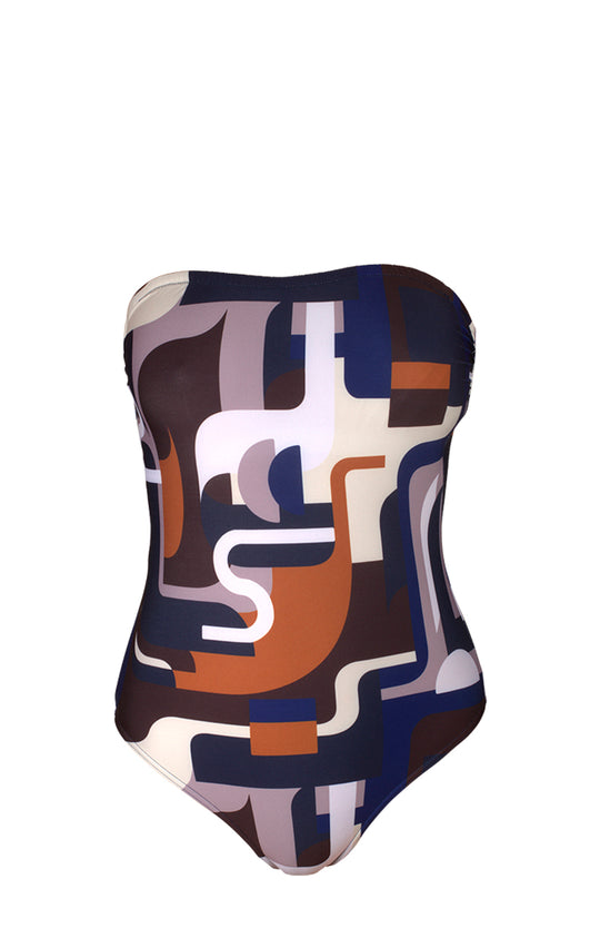 Maillot de bain 1 pièce bandeau - Lucia