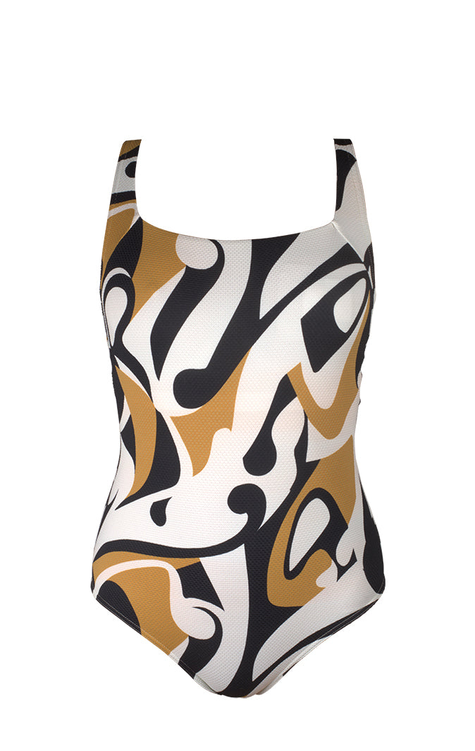 Maillot de bain 1 pièce décolleté carré - Antonia