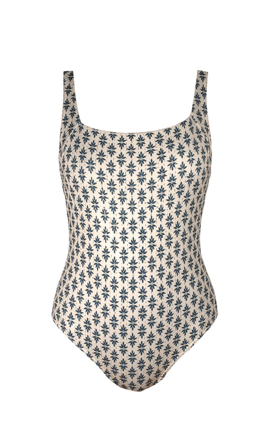 Maillot de bain 1 pièce décolleté carré - Rosa