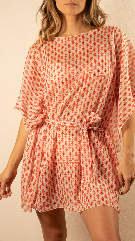 Caftan plage - Rosa